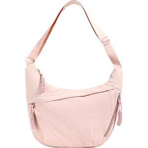 Crescent Shoulder Bag Nylon Bag Pink